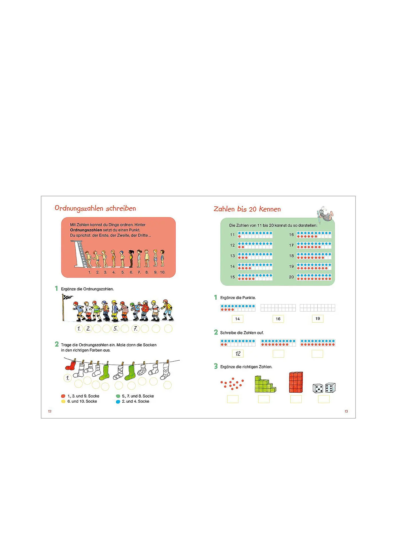 TESSLOFF VERLAG | Lernheft - Fit für Mathe 1. Klasse - Lernen und Verstehen | 